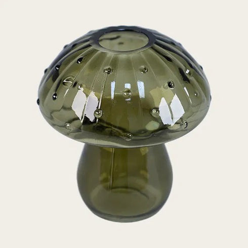 Vas, H10,80xDia9,70cm Mörkgrön