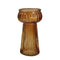 Vas, glas, Brun, H 14cm