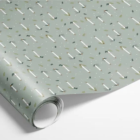 Presentpapper, Christmas Spirit, Grön, 5 m