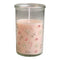 Ljus i glas, Ginger, H10cm, Gammelrosa