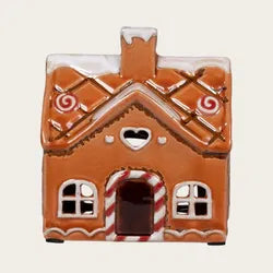 Keramikhus, Ginger, Brunt, H 11cm