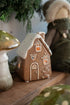 Keramikhus, Ginger, Brunt, H 12cm