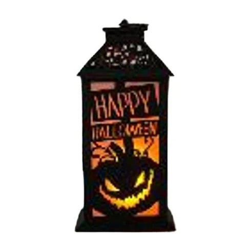 Halloweenlykta med LED, Happy Halloween