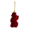 Tomte H7,5cm, Plast, Bordeaux