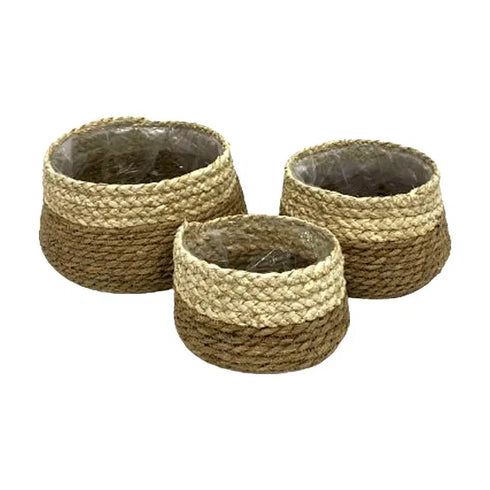 Korgar, H15/14/11xDia25/20/18cm