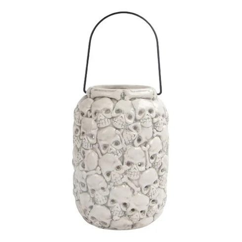 Döskallelykta med LED H 23cm