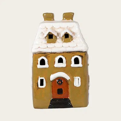 Keramikhus, Grönt, H 16,8cm