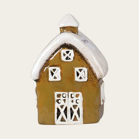 Keramikhus, Grönt, H 13,3cm