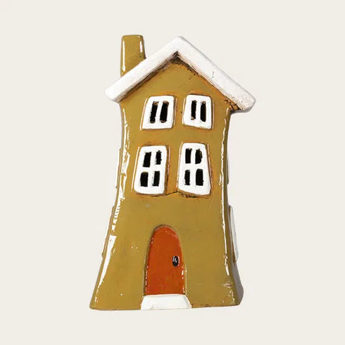 Keramikhus, Grönt, H 23cm