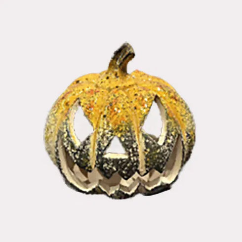 Pumpa för värmeljus gul H 12,8cm