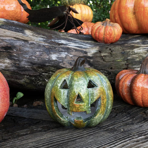 Pumpa för värmeljus, grön H 7,8 cm