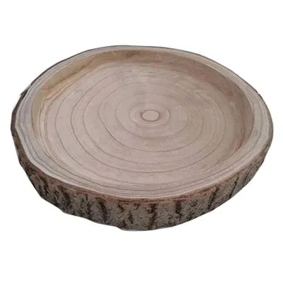 Träskivor för dekoration, Dia40cm, Trä, Natur