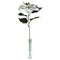 Konstgjord blomma, H 71cm, Vit