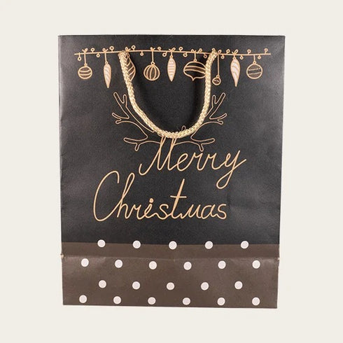 Presentpåse, Merry Christmas, H 23cm,