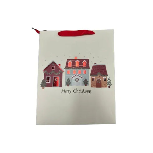 Presentpåse - Merry Christmas - Medium