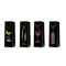 Gift bag for wine bottles - black/gold design