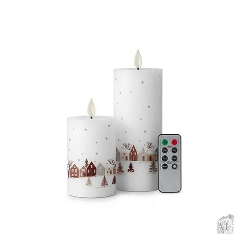 Julljus Fiberoptik, Christmas Moments, H10/12,5cm, 2set
