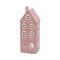 Ceramic house, Pink, H 25cm