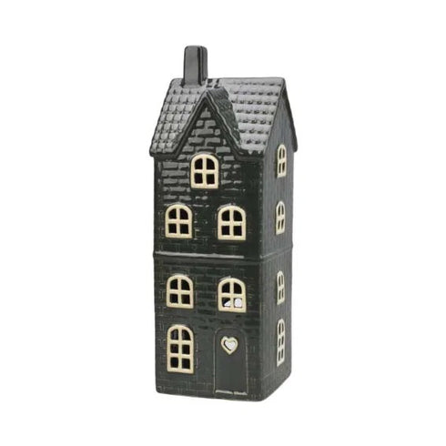 Ceramic House, Blue, H 29cm