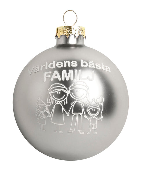 Julkula i glas Världens Bästa Familj