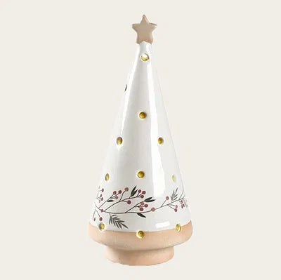 Järnek, träd med LED, med timer 4/20 på/av