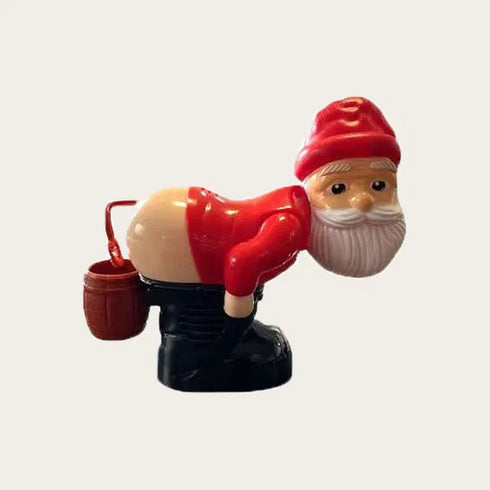 Jultomte såpbubblor med ljud, H15,5cm, Plast, Röd