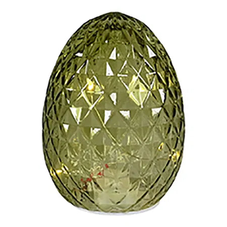 Glaslampa m LED, H12xDia9cm