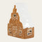 Keramikhus, Ginger, Brunt, H 15cm