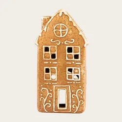 Keramikhus, Ginger, Brunt, H 16cm