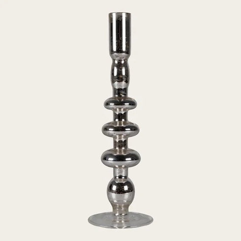 Ljusstake Silver, H 25cm
