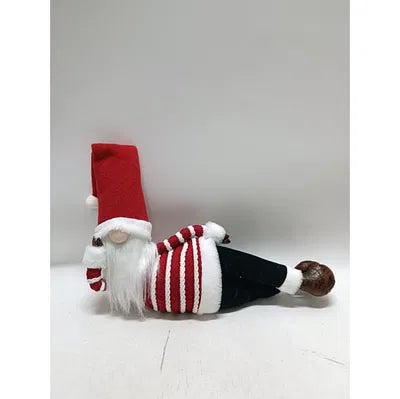 Tomte liggande, H 45cm, Röd