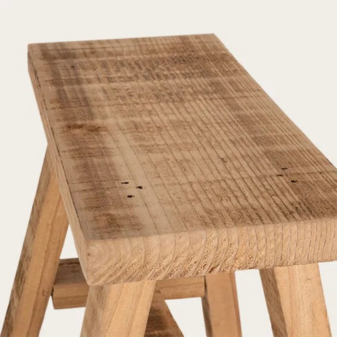 Träbänk, H 26cm, B 33cm, D 15cm, Brun