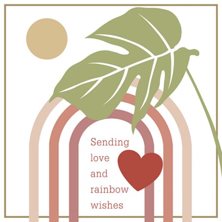 Pop Up kort med kuvert