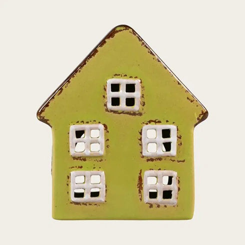 Keramikhus, Gult, H 10,4cm