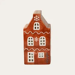 Keramikhus, Brunt, H 22cm
