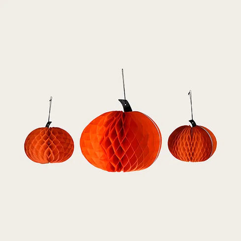 Pumpor för dekoration i papper, 3-pack