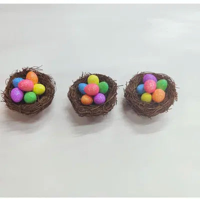 Påskägg, H 3,5cm, Frigolit, 3/set