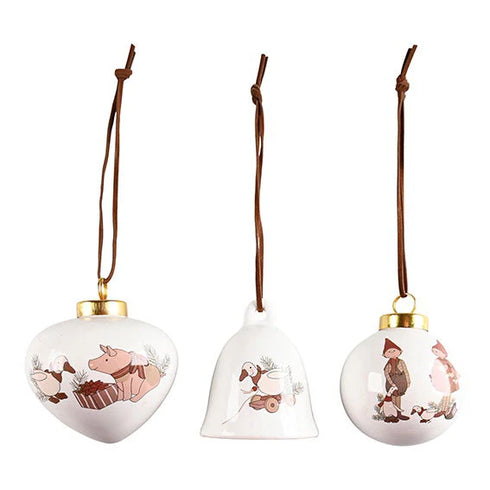 Figurkulor, Hjärta/klocka/boll, H7xDia6cm, Dolomit, 3ass/box