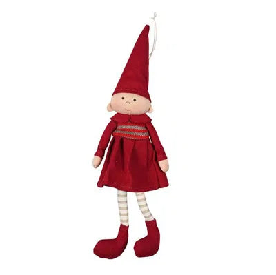 Tomteflicka, Nordic Pixie, H22cm, Röd