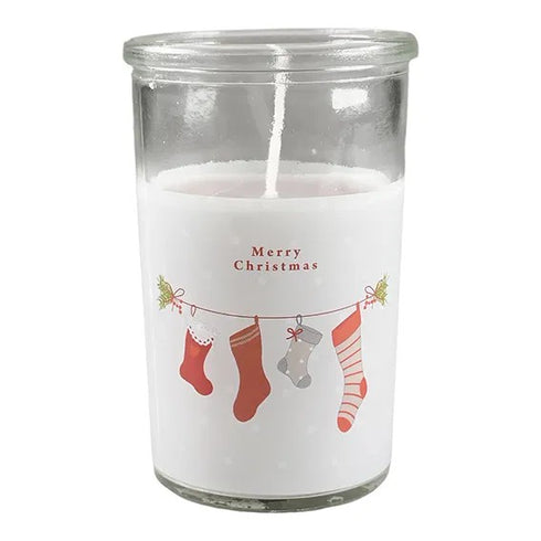 Ljus i glas, Christmas Ornaments, H10cm, Varmgrå