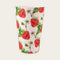 Mugg, H 13cm, 380ml, Plast, Röda jordgubbar