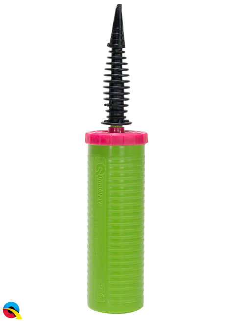 QUALATEX HAND AIR INFLATOR LIME GREEN