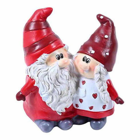 Tomtepar, H 10cm, Röd, Santa Petit