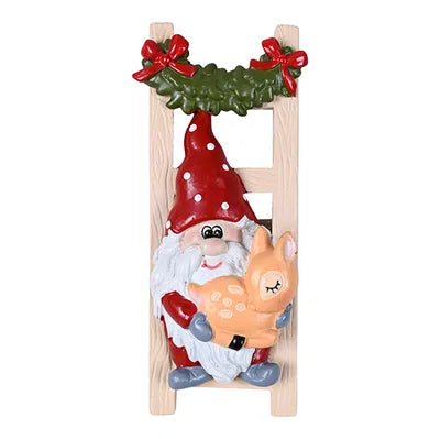 Jultomte, H12cm, Poly, Beige