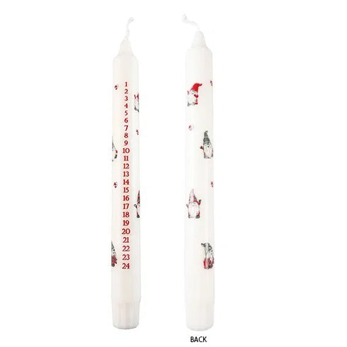 Kalenderljus, Santa Petit, H23cm, Paraffin Vit