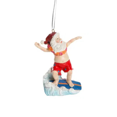 Jultomten sufar, H10cm, Plast, Röd/Vit