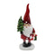 Santa, with Christmas tree, red, H 10cm
