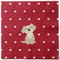 Servetter, 3-lags, Röd, Christmas Animals