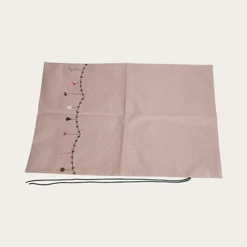 Julklappssäck, Linne H90xB60cm, Polyester