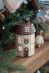 Keramikhus, Christmas Joy, Beige, H 11cm